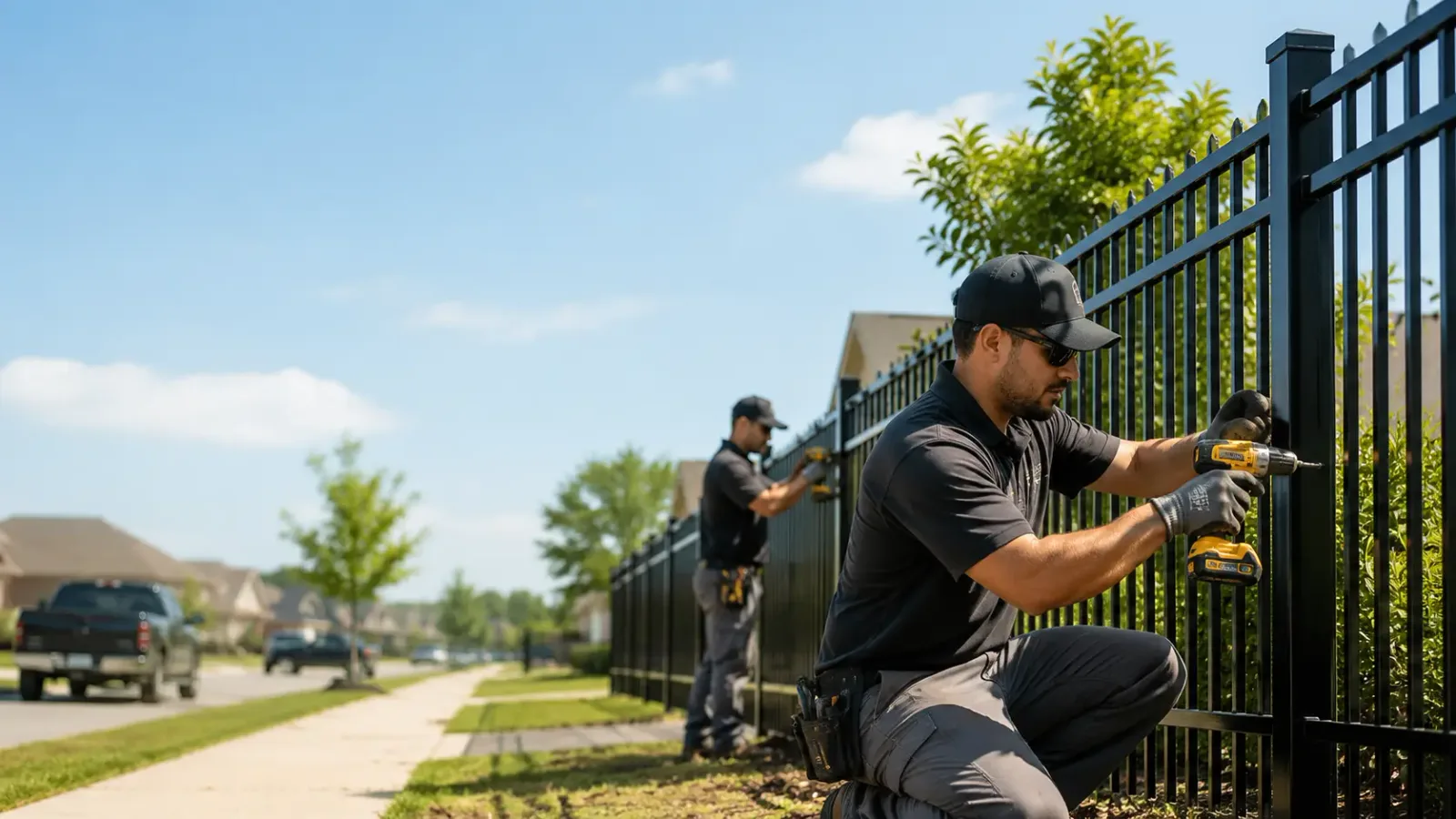 Metal Fence Installation in Roosevelt, TX